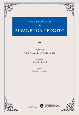Capa do livro Obras Poéticas de Alvarenga Peixoto (2020)